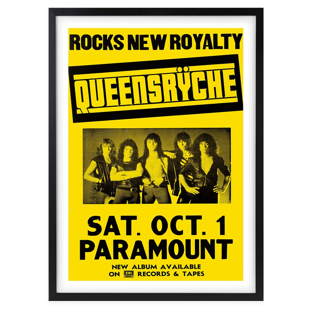 Queensryche 105cm x 81cm Framed A1 Art Print