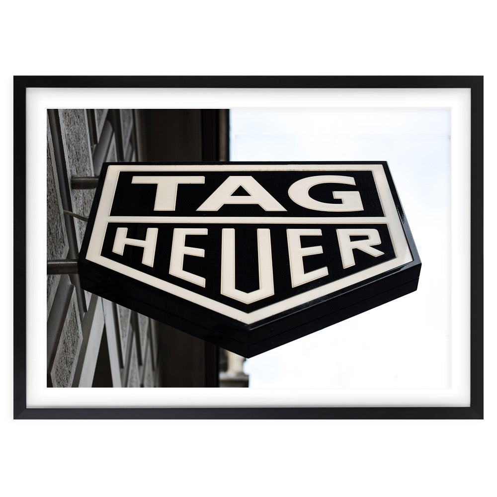 Tag Heuer 105cm x 81cm Framed A1 Art Print