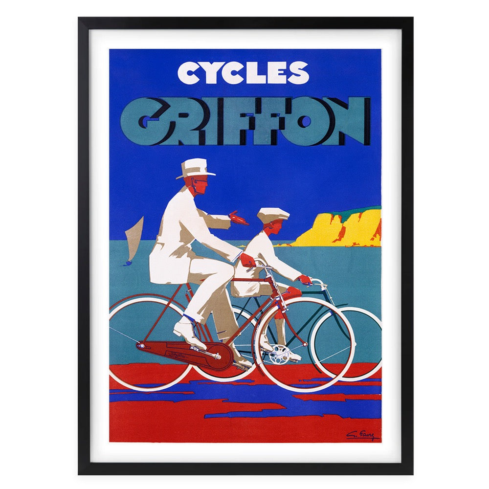 Griffon Cycles 105cm x 81cm Framed A1 Art Print