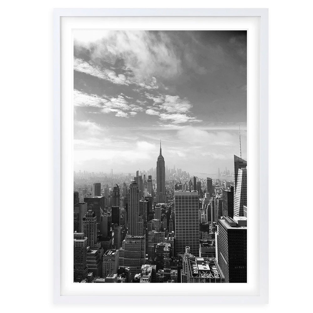 New York 105cm x 81cm Framed A1 Art Print