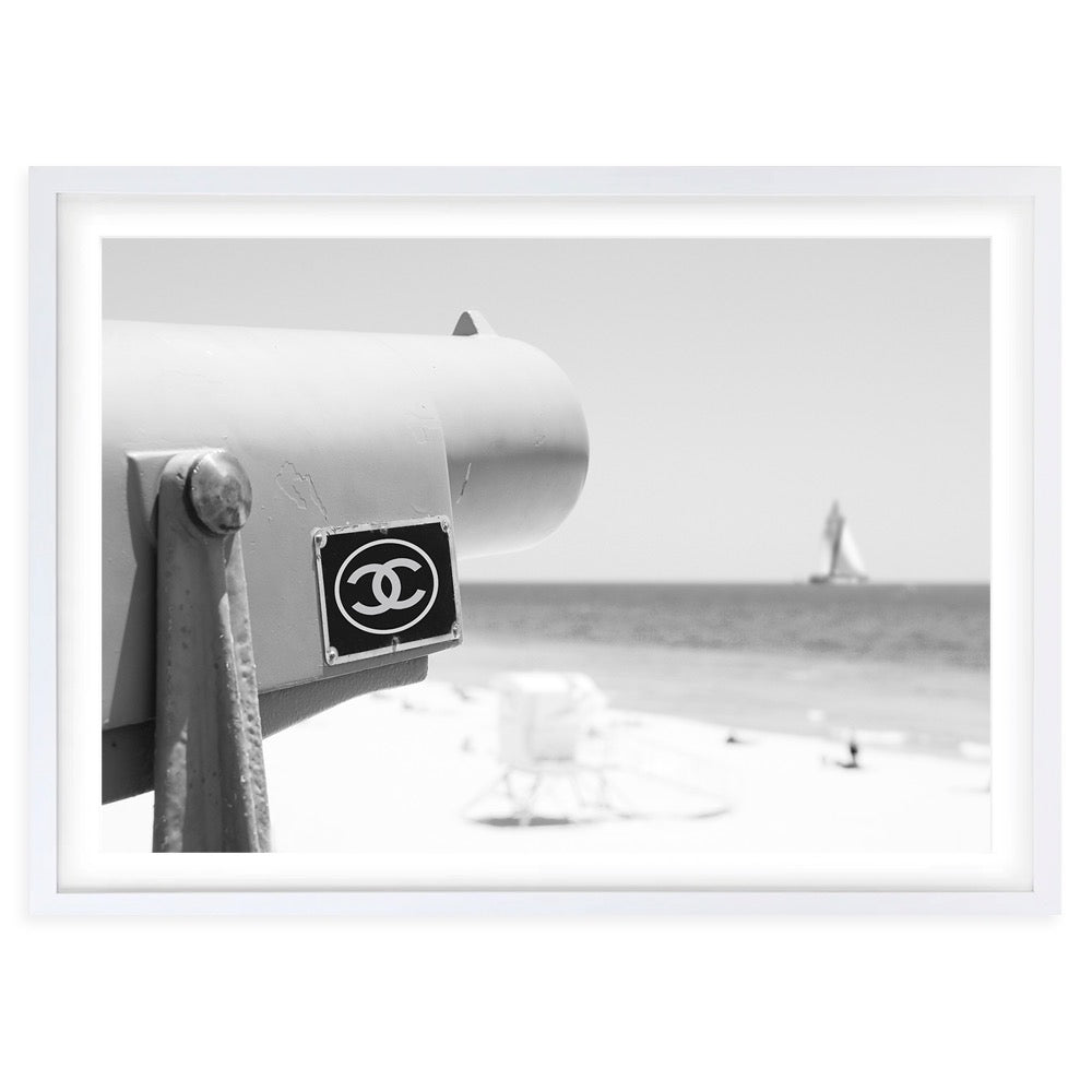 Chanel Telescope Large 105cm x 81cm Framed A1 Art Print