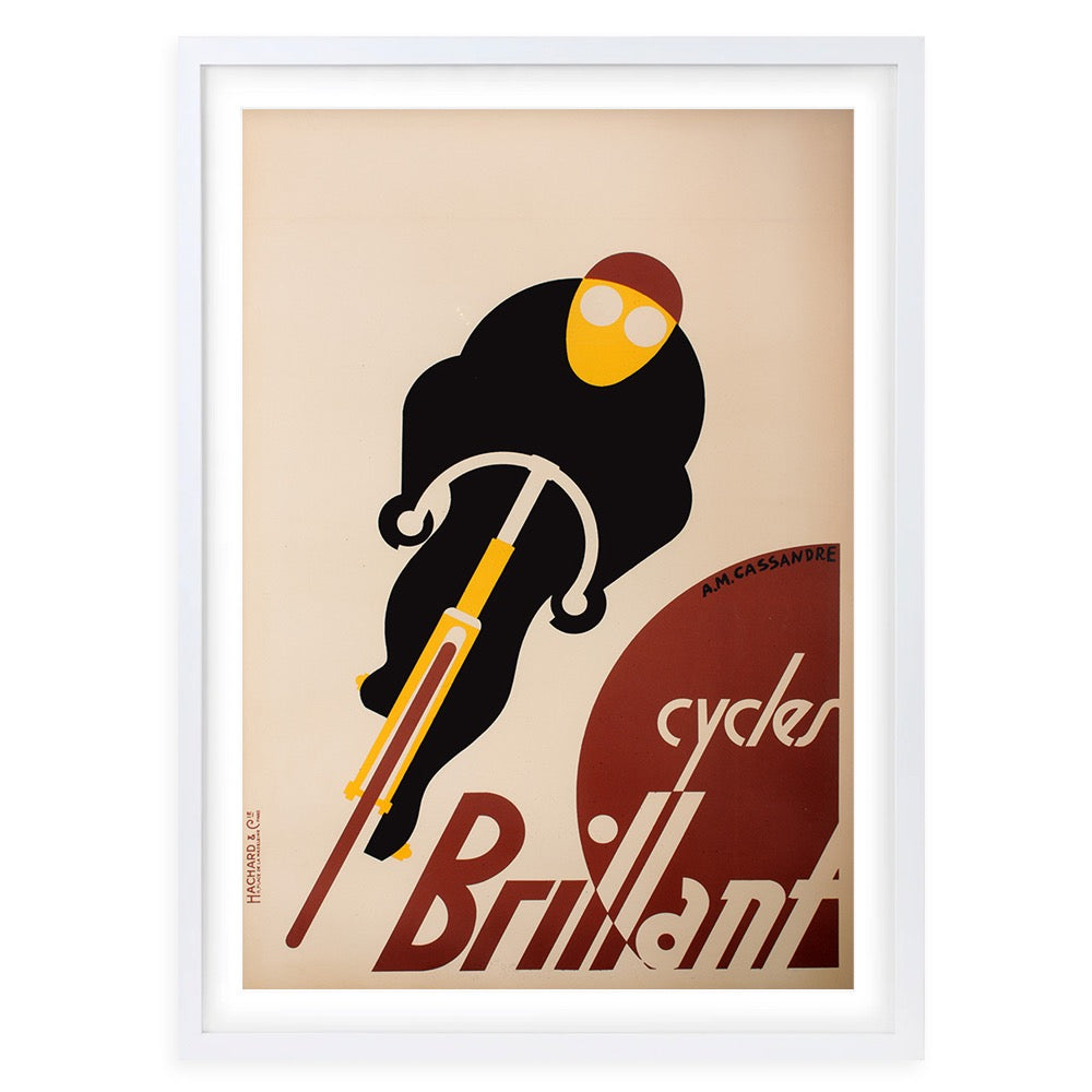 Cycles Brillant Large 105cm x 81cm Framed A1 Art Print