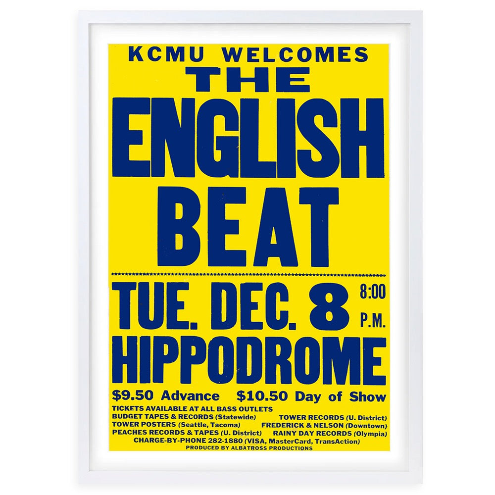 The English Beat 105cm x 81cm Framed A1 Art Print