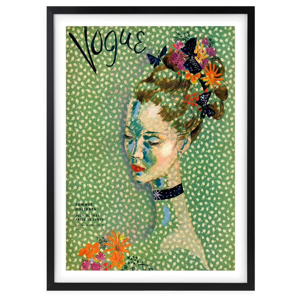 Vogue July 1935 105cm x 81cm Framed A1 Art Print