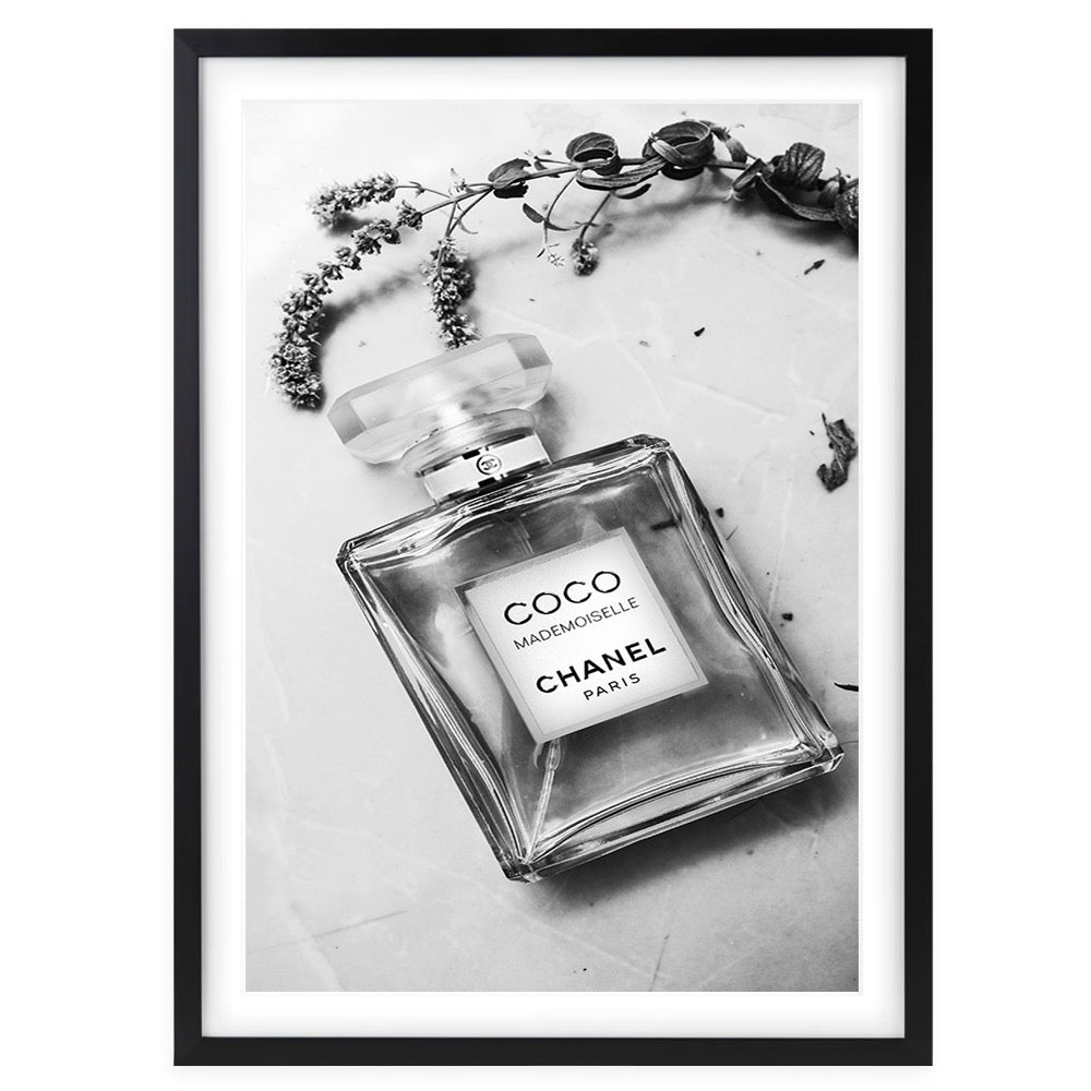 Chanel Bottle Large 105cm x 81cm Framed A1 Art Print