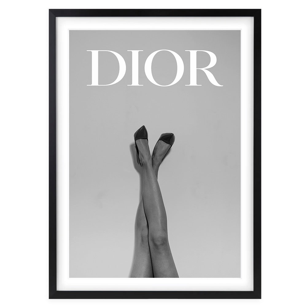 Dior Legs Framed A1 105cm x 81cm Art Print