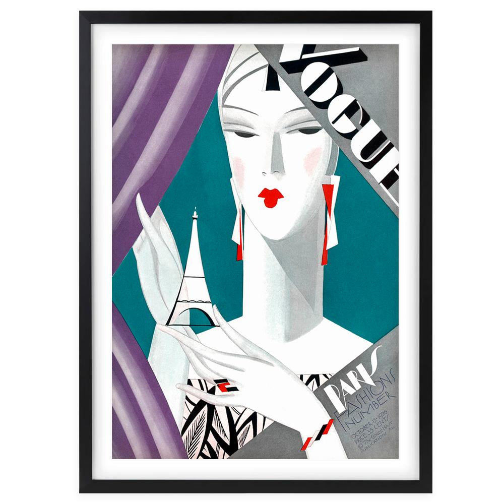 Vogue October 1926 105cm x 81cm Framed A1 Art Print