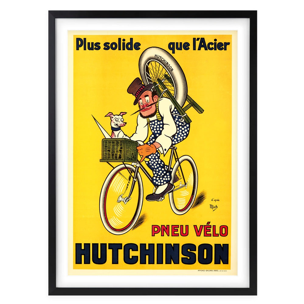 Hutchinson Cycles 105cm x 81cm Framed A1 Art Print