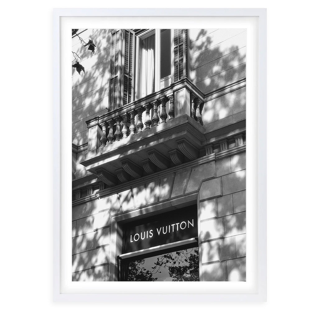 Louis Vuitton Building (3) 105cm x 81cm Framed A1 Art Print
