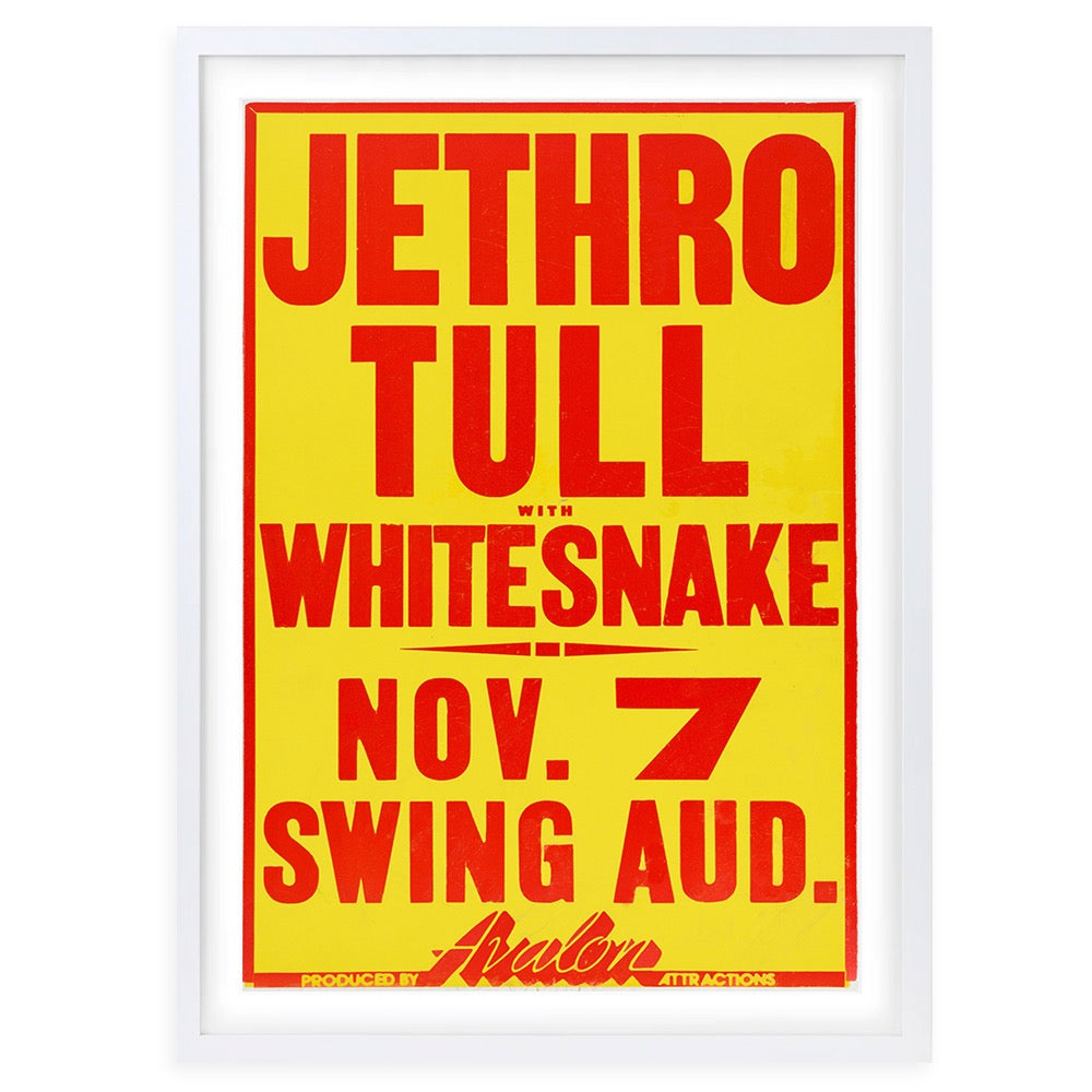 Jethro Tull 105cm x 81cm Framed A1 Art Print
