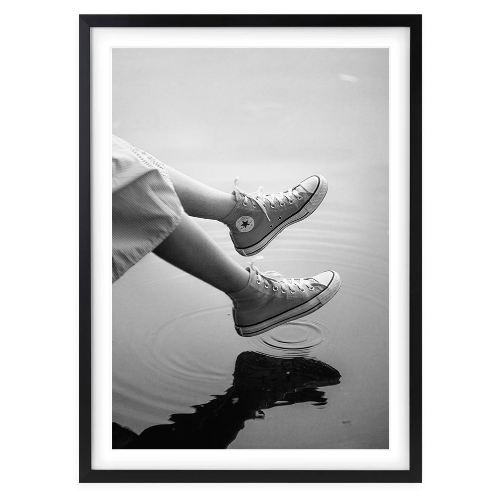 Converse Lake Large 105cm x 81cm Framed A1 Art Print