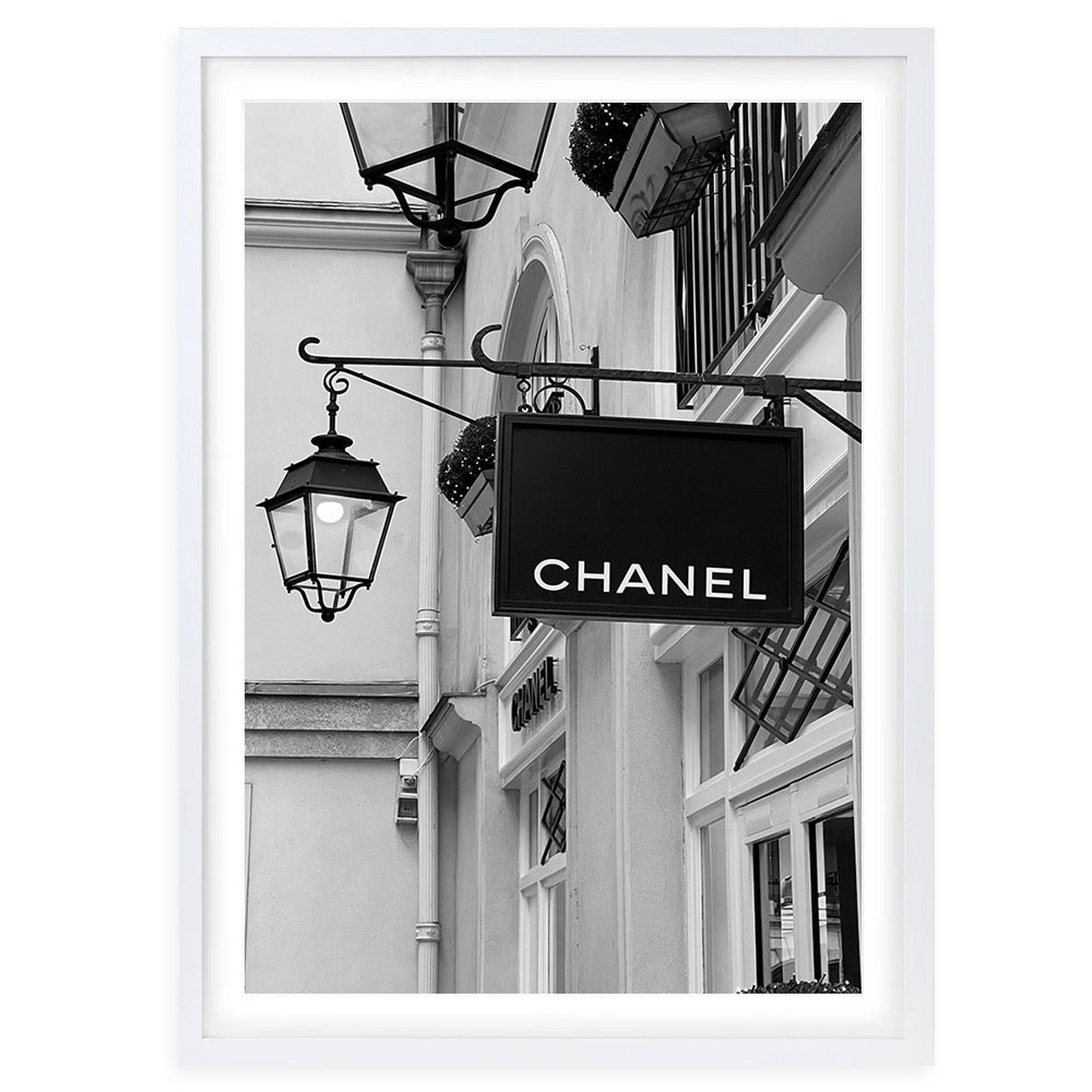 Chanel Store Framed A1 Art Print