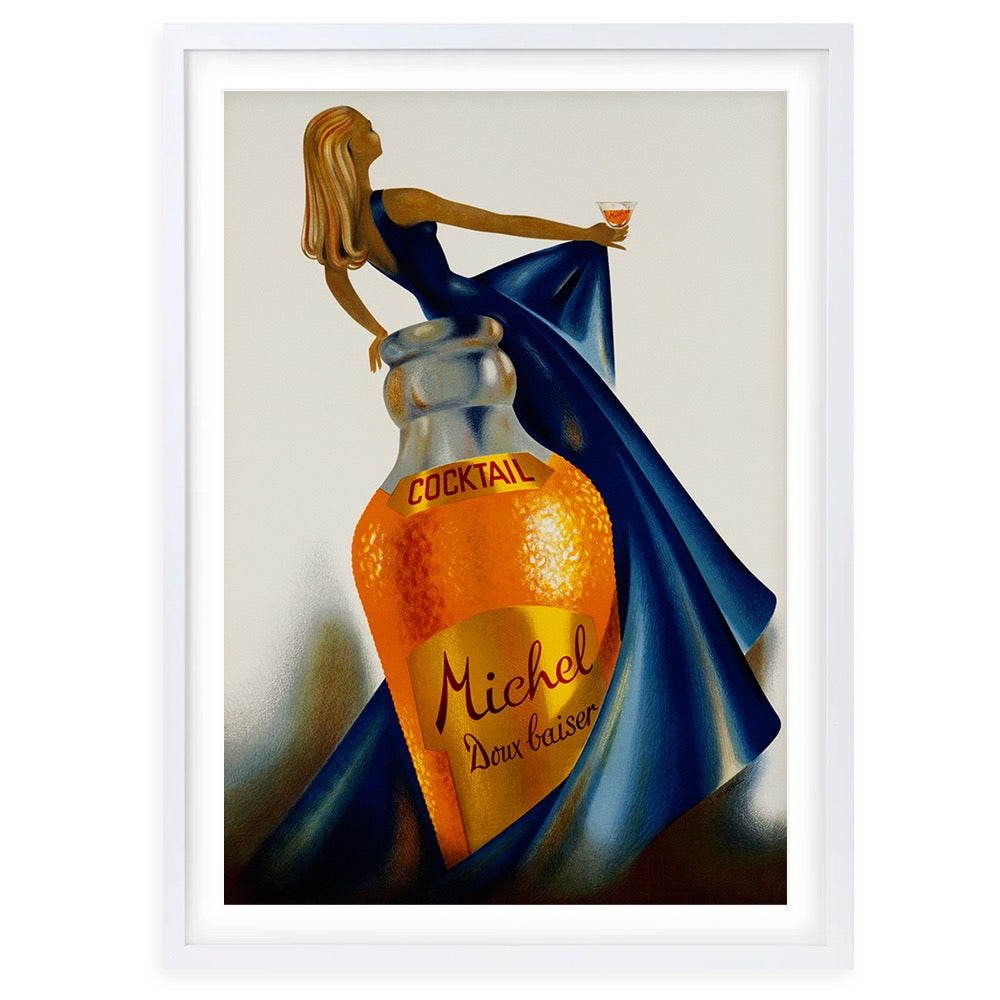 Michel Cocktail Mix 105cm x 81cm Framed A1 Art Print