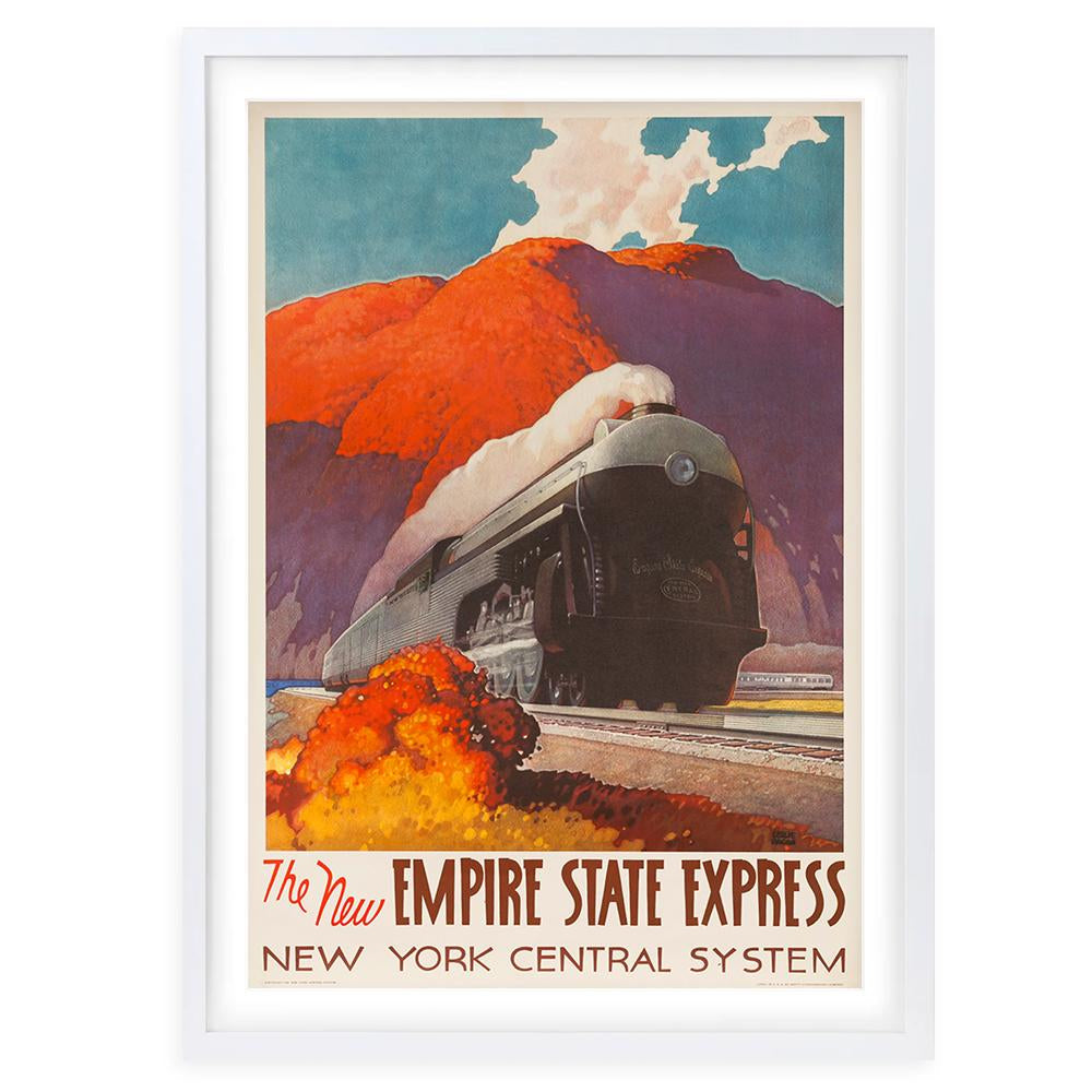 Empire State Express 105cm x 81cm Framed A1 Art Print