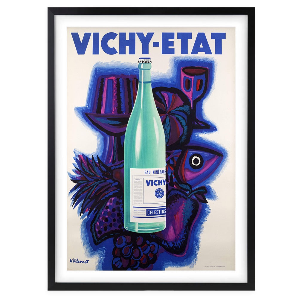 Vichy Etat 105cm x 81cm Framed A1 Art Print