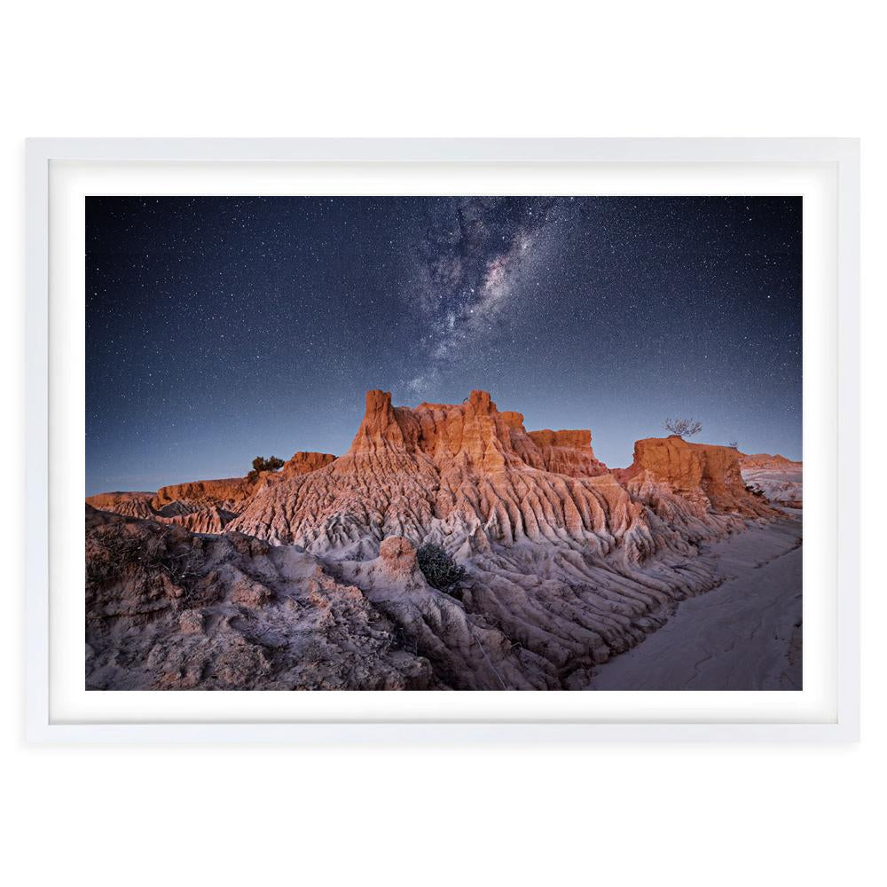 Red Rocks And Stars 105cm x 81cm Framed A1 Art Print