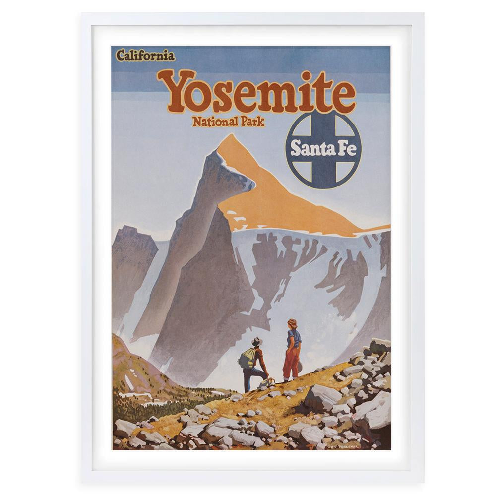 Yosemite Sante Fe 105cm x 81cm Framed A1 Art Print