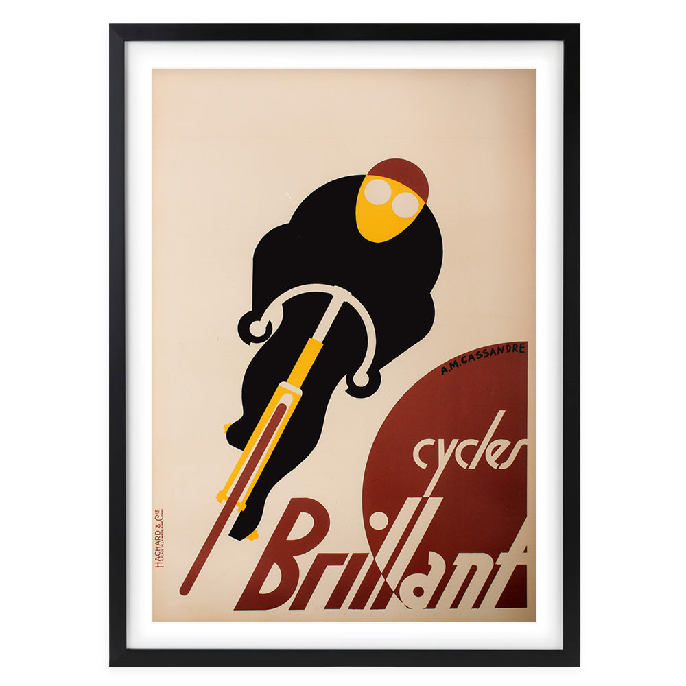 Cycles Brillant Large 105cm x 81cm Framed A1 Art Print
