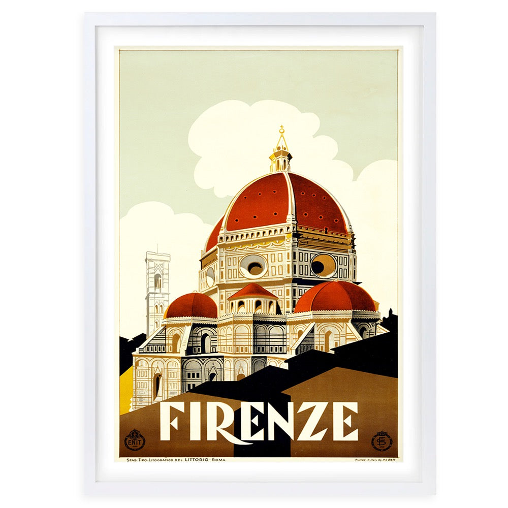 Firenze 1 Large 105cm x 81cm Framed A1 Art Print