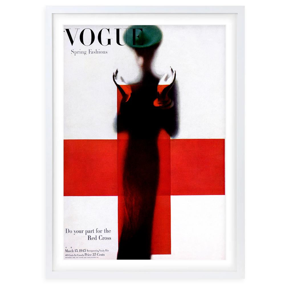 Vogue March 1945 105cm x 81cm Framed A1 Art Print