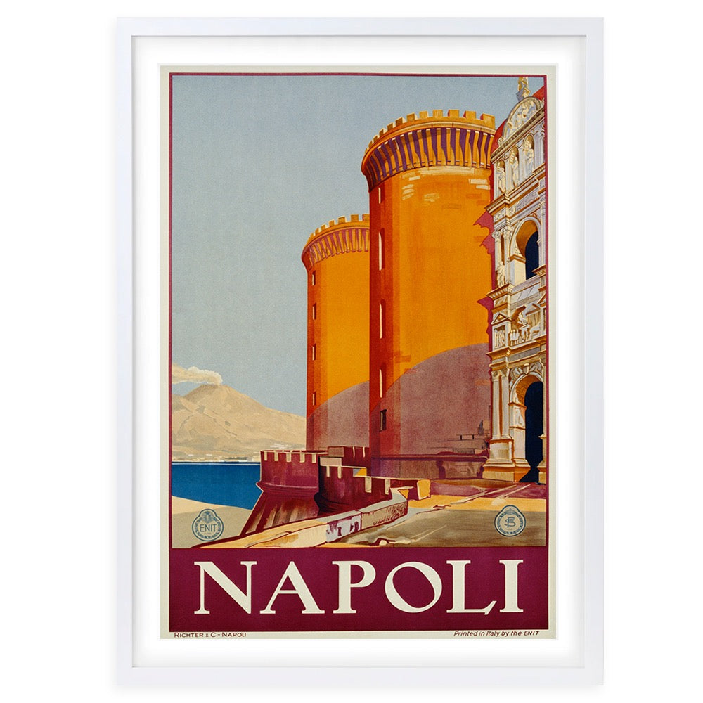 Napoli 105cm x 81cm Framed A1 Art Print