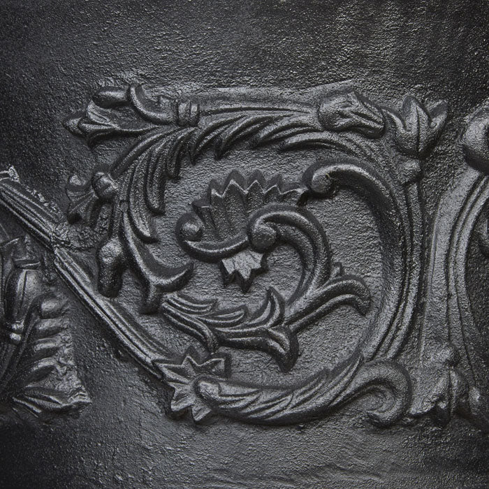 Elegant Rusty Black Pedestal Cast Iron Urn 194cms