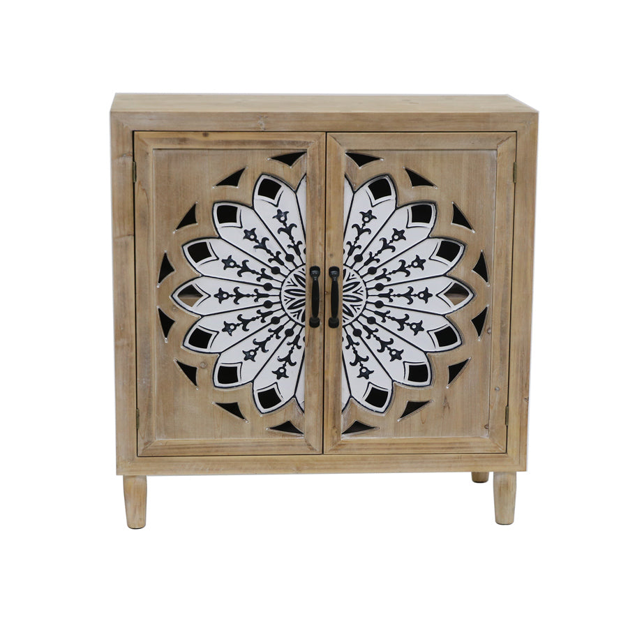 Emporium Mandala Fleur Double-Door Cabinet