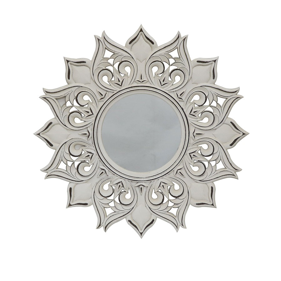 Moulded Fleur Mirror 80cms