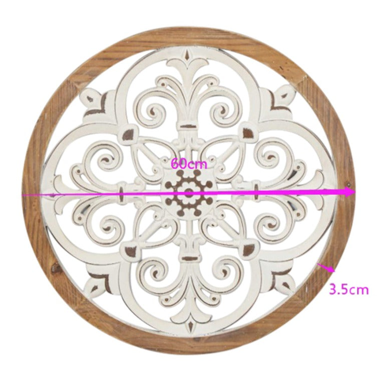 Framed Circolo Moulded Wall Decor 60cms