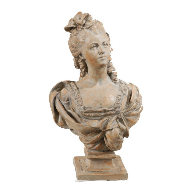 Young English Lady Bust Statue
