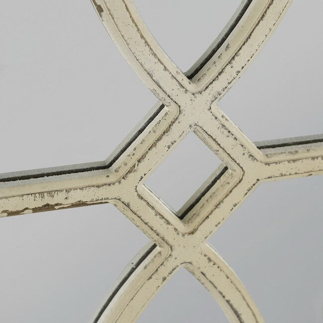 Shabby Chic Carved Wall Mirrors Set of 2