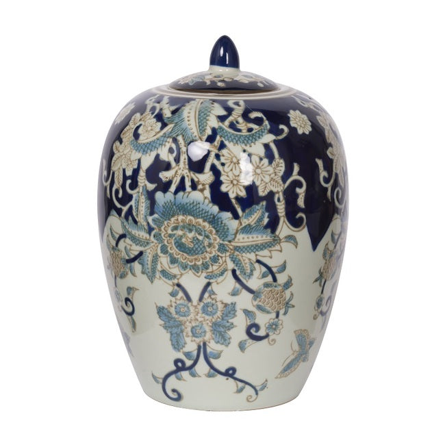 Garland Porcelain Jar with Lid