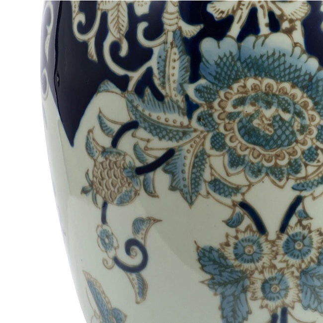 Garland Porcelain Jar with Lid
