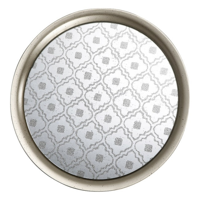 Round Mirrored Serving Tray