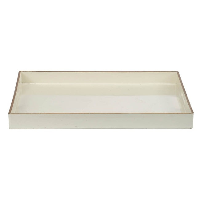 Mimosa White Rectangle Tray