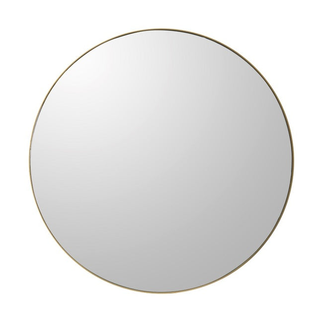 Milena Round Metal Frame Wall Mirror
