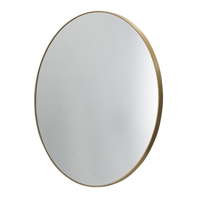 Milena Round Metal Frame Wall Mirror