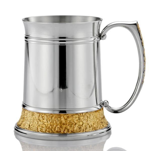Royal Selangor Classic Expressions Gilt Pewter Tankard