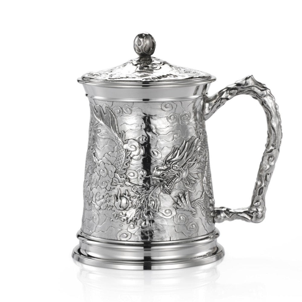Royal Selangor Lidded Dragon Pewter Tankard
