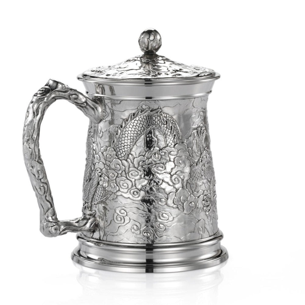 Royal Selangor Lidded Dragon Pewter Tankard