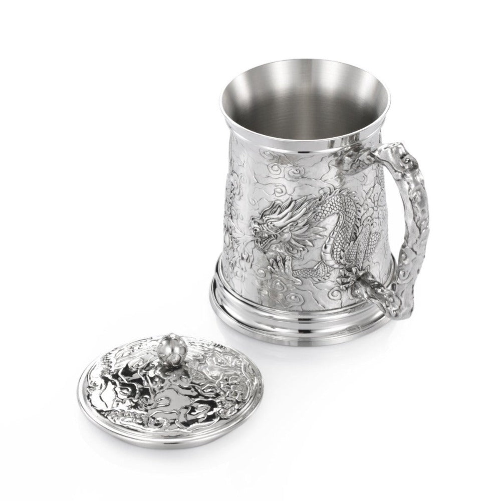 Royal Selangor Lidded Dragon Pewter Tankard