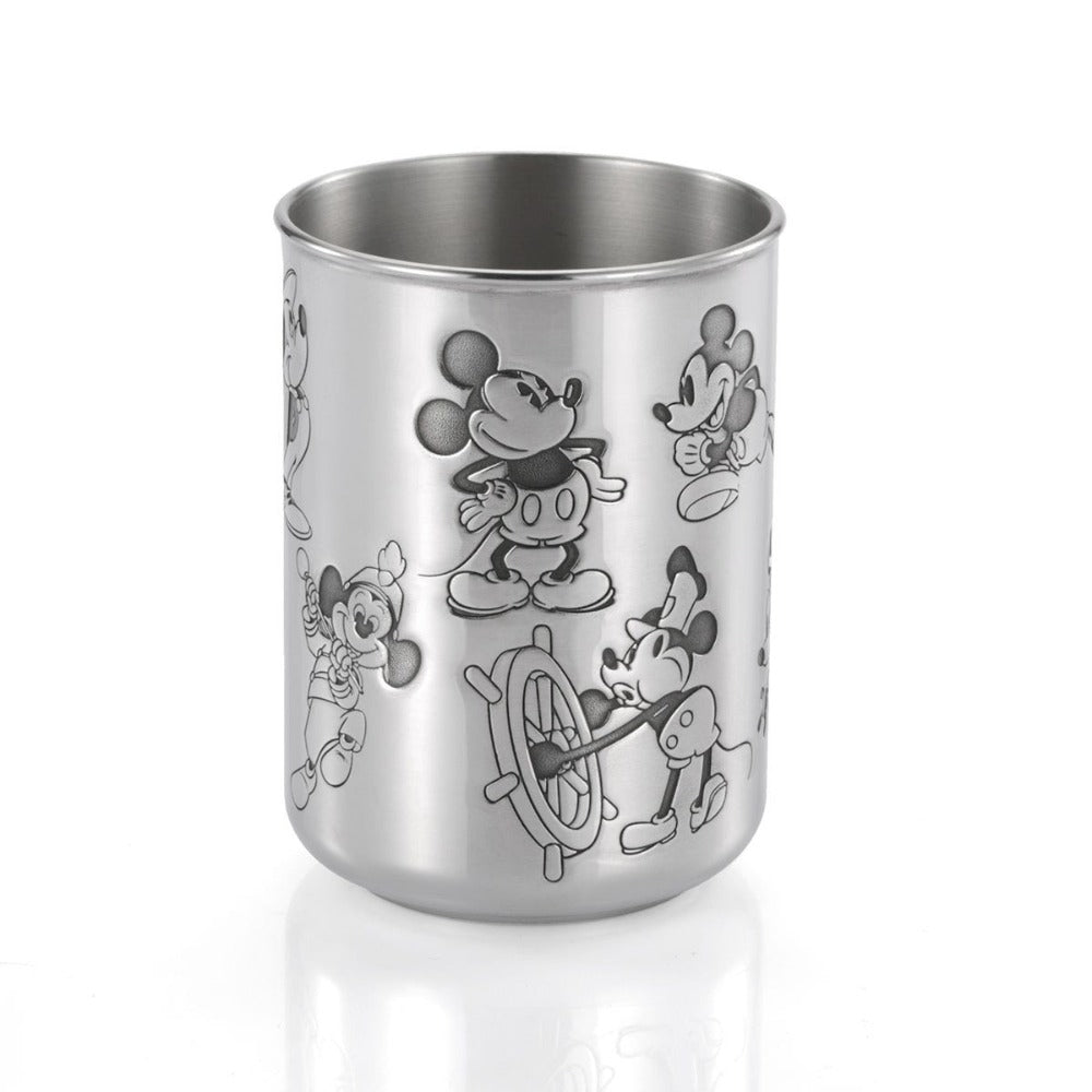 Royal Selangor Mickey Through The Ages Pewter Tumbler