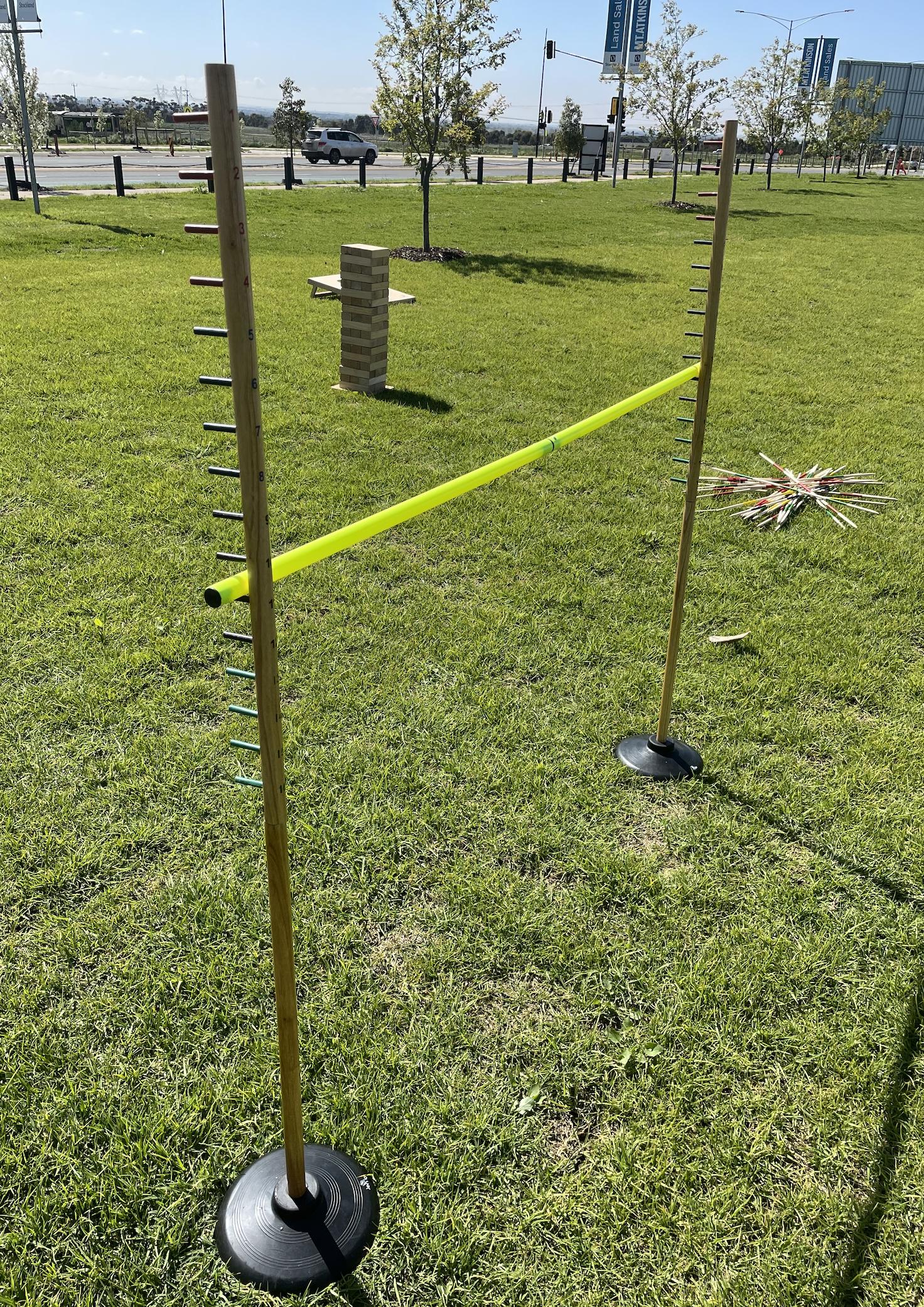 Wooden Limbo Set 158cm