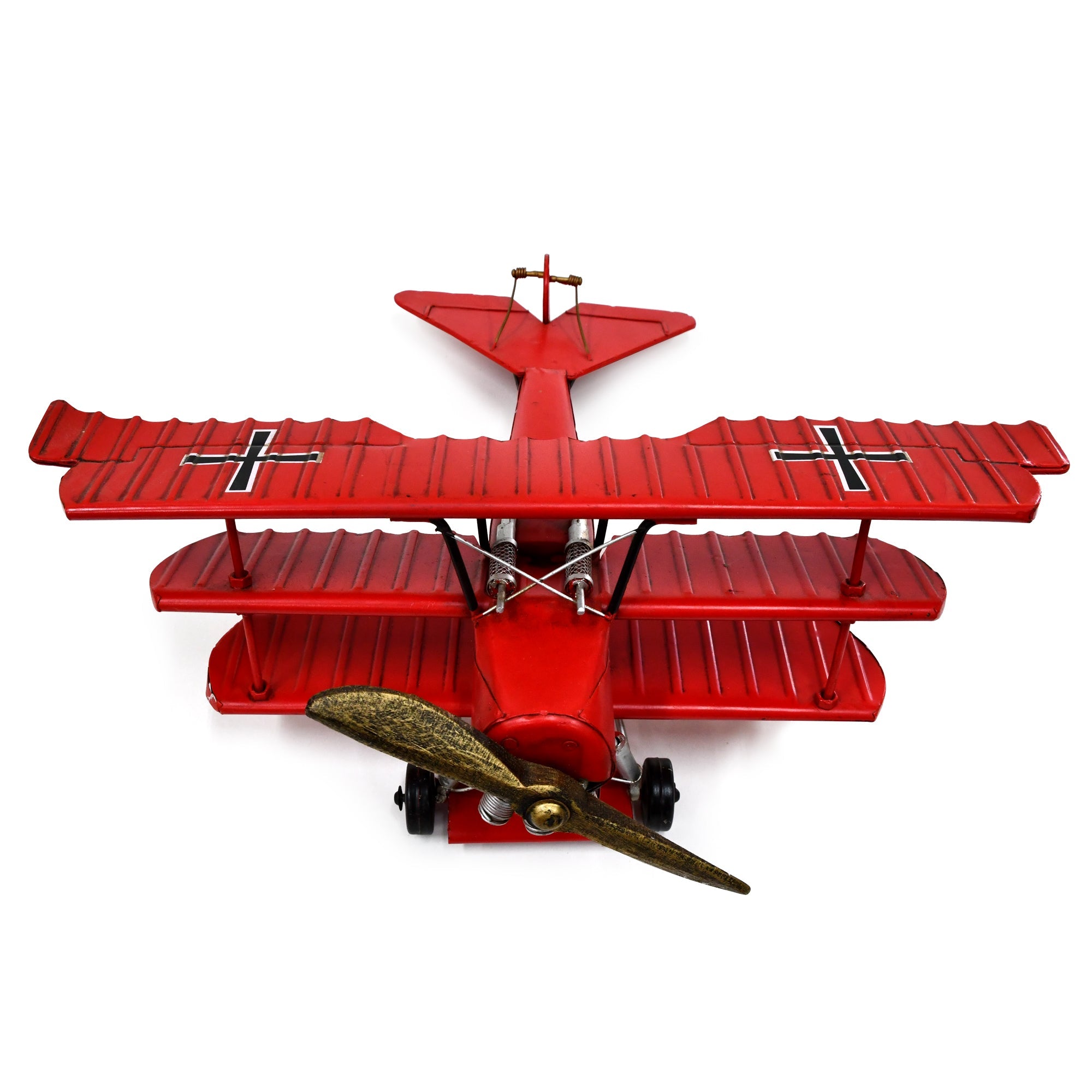 1917 Red Baron Triplane Metal Decor