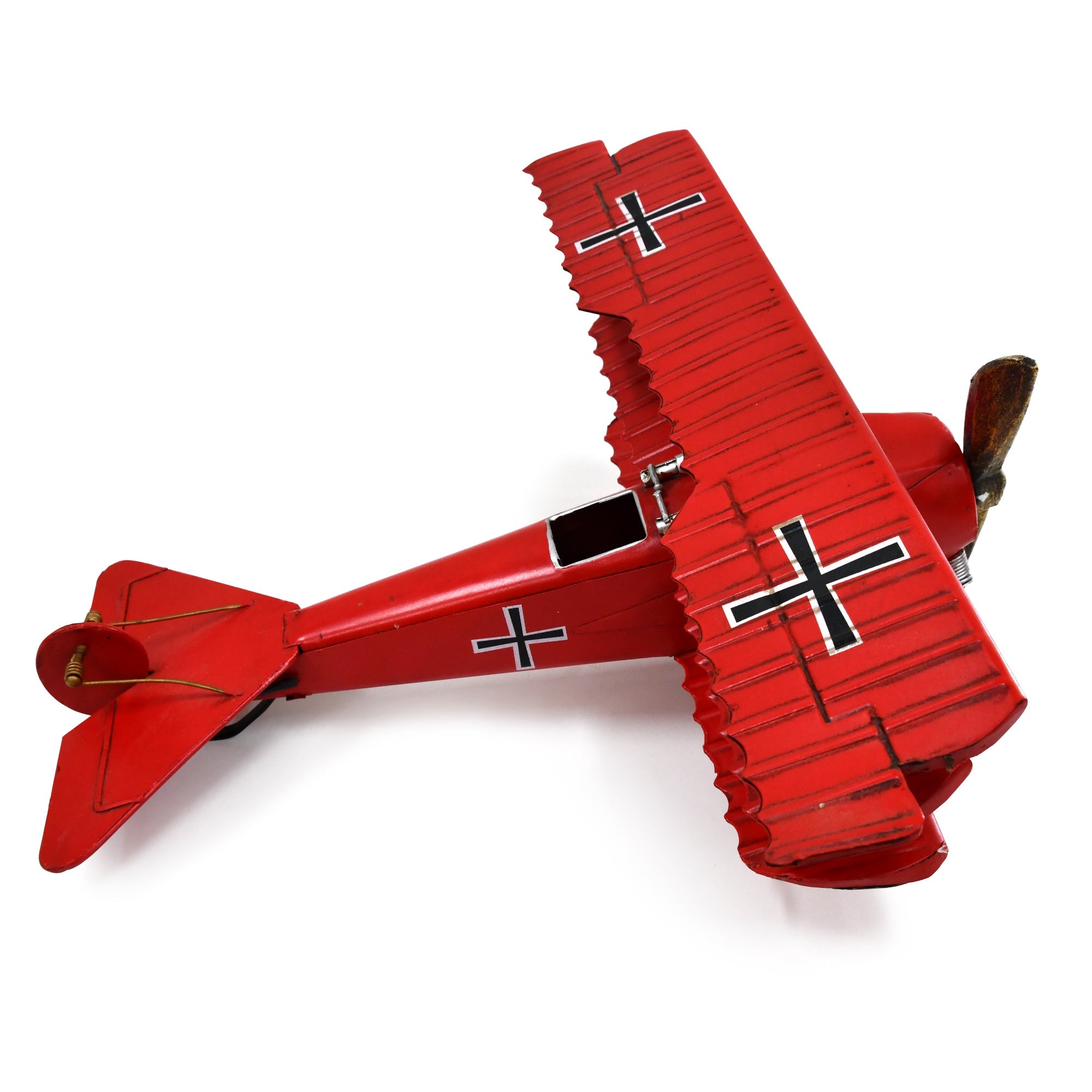 1917 Red Baron Triplane Metal Decor