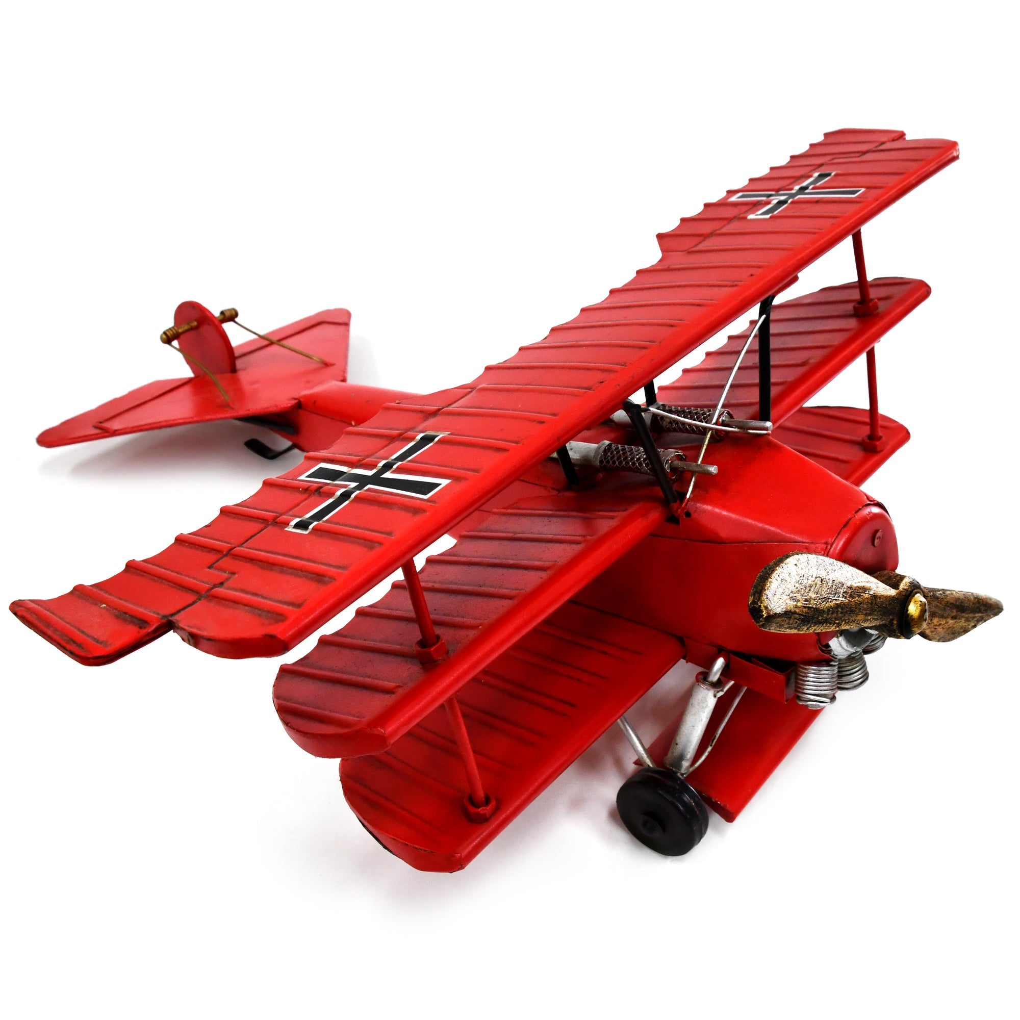 1917 Red Baron Triplane Metal Decor
