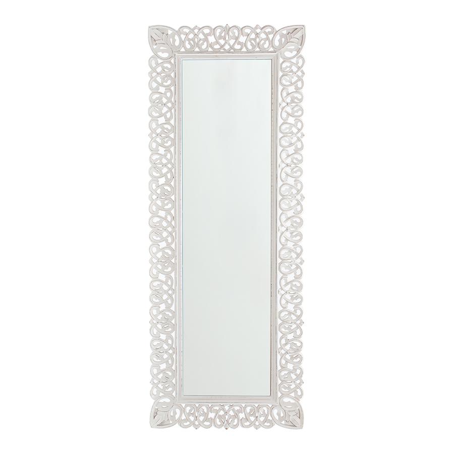 Hamptons Scroll Wooden Carved Wall Mirror