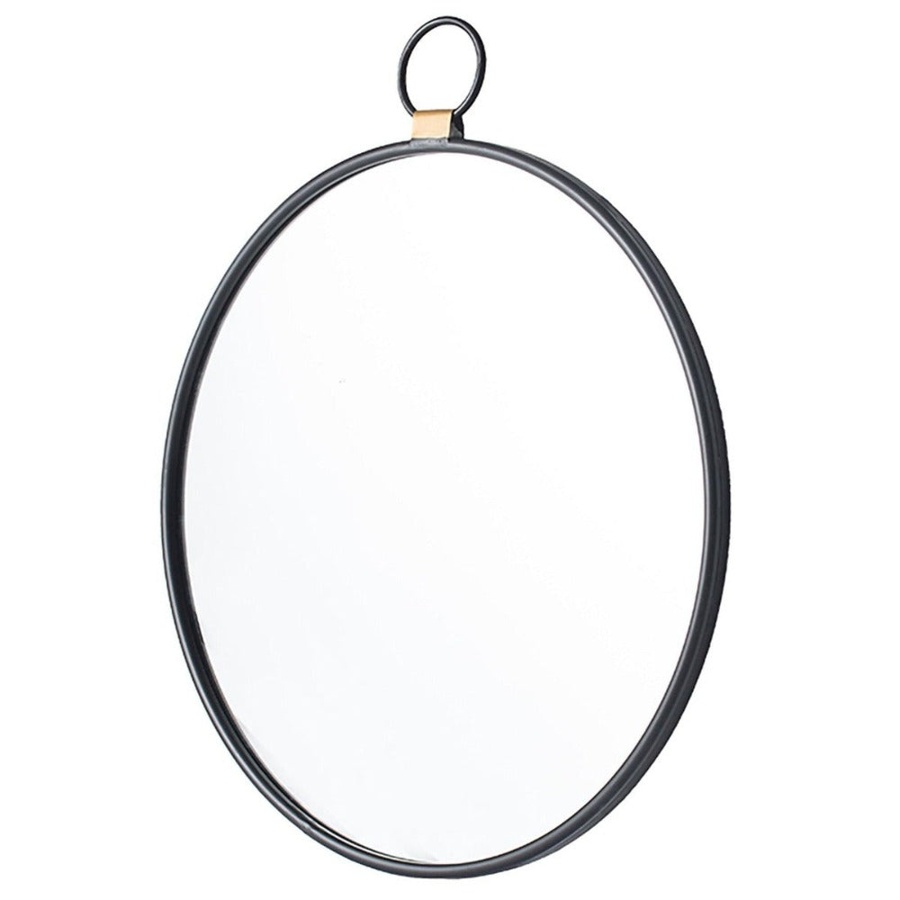 Suspended Ring Pendant Wall Mirror