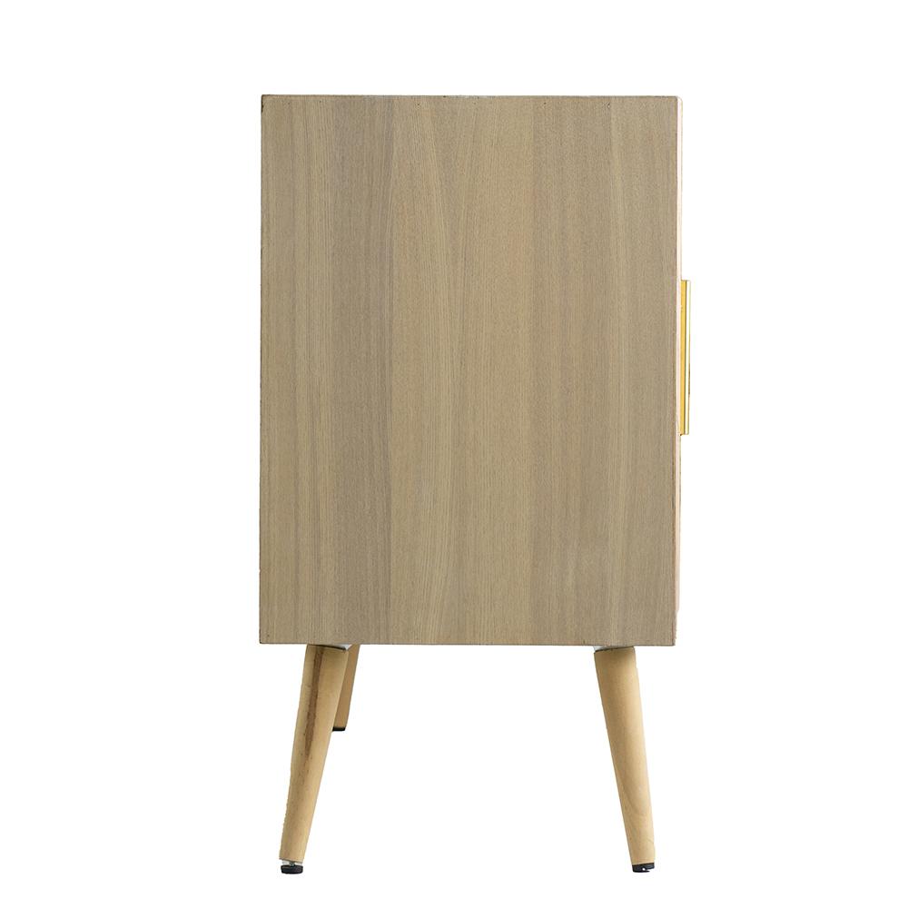 3 Doors Rattan Sideboard