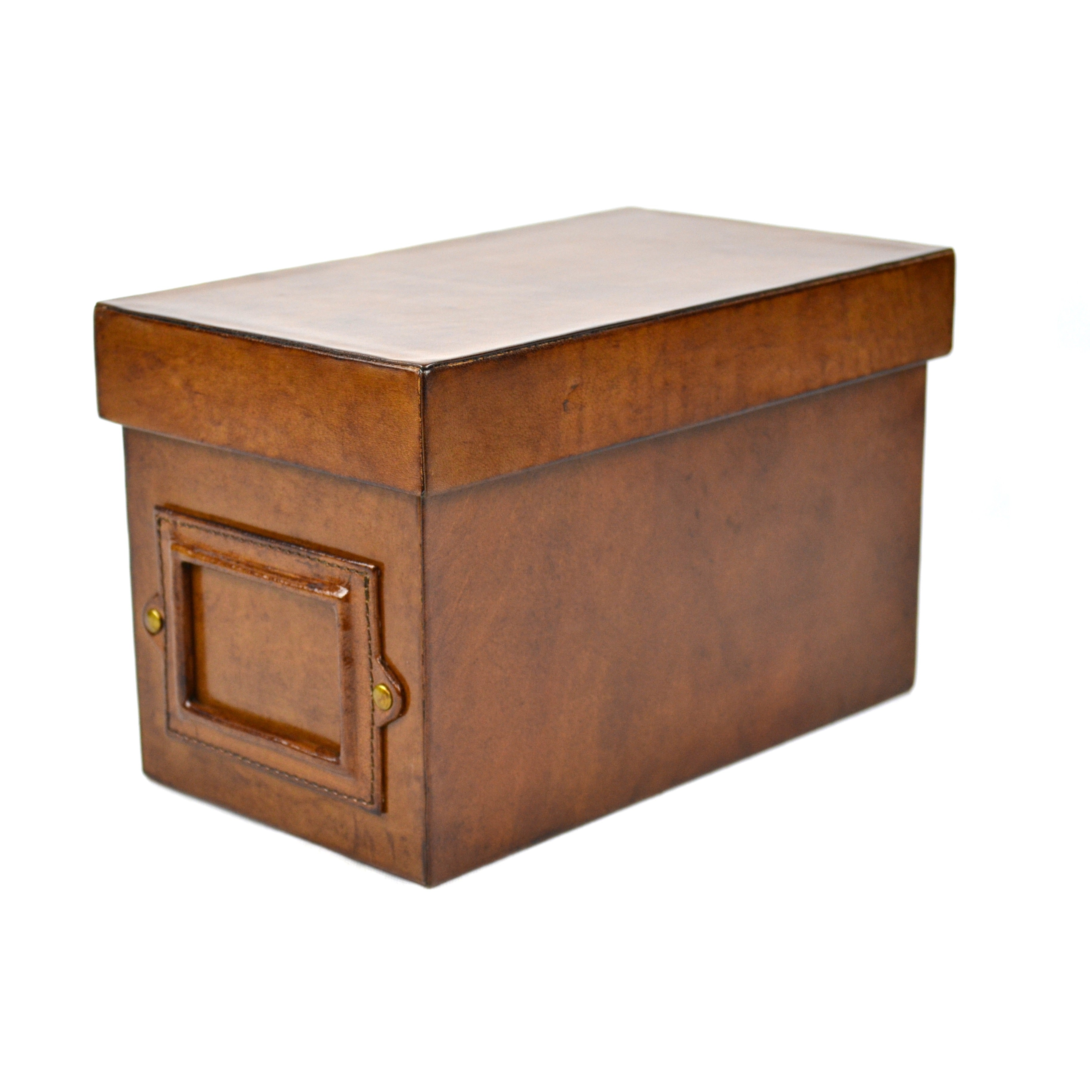 Elegant Rectangle Leather Document Box (Available in 2 Colors)